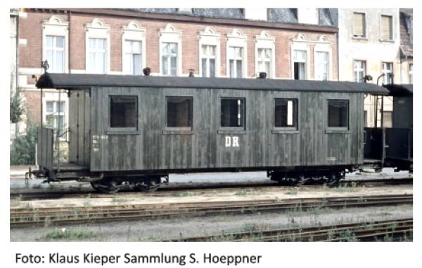 Melzer Modellbau 801101-F - Personenwagen 970-862 der Prignitzer Schmalspurbahnen